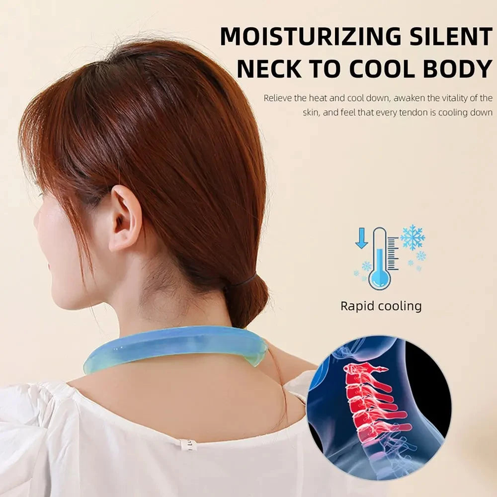 Top-Selling Wearable Neck Cooling Ring: Reusable Neck Wraps for Summer Heat Relief and Hot Flashes!