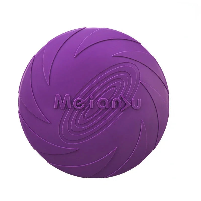 Fashion Dog Toy Flying Discs: 15/18/22cm Silicone Interactive Training Toys for Puppies and Pets