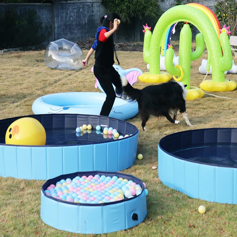 Pets & Children's Swimming Pool: Bobosha Family Pet Bathtub – Perfect for Dogs, Cats, and Small Fish!