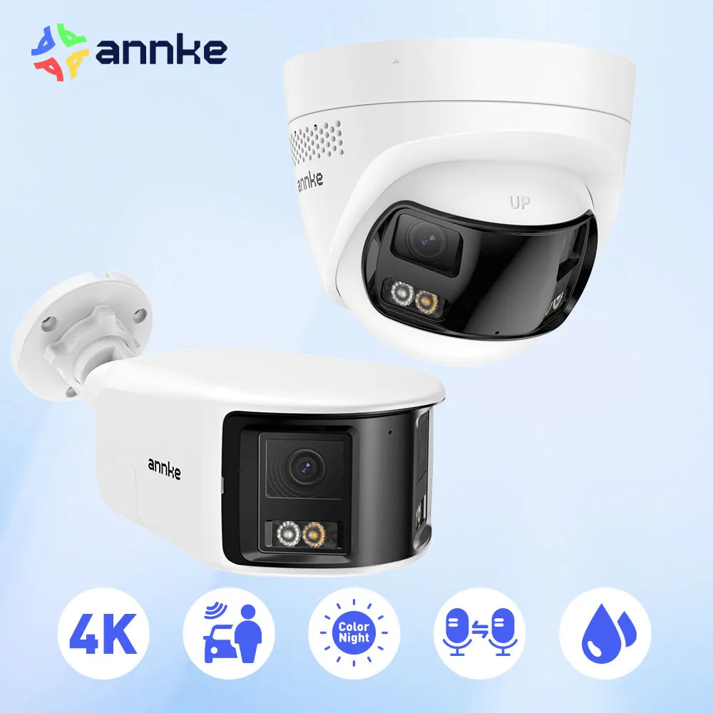 📷 ANNKE 8MP DUO POE Outdoor Security Camera
Ultra-Wide 180° View | 4K Clarity | AI Human Detection | Dual Lens Surveillance