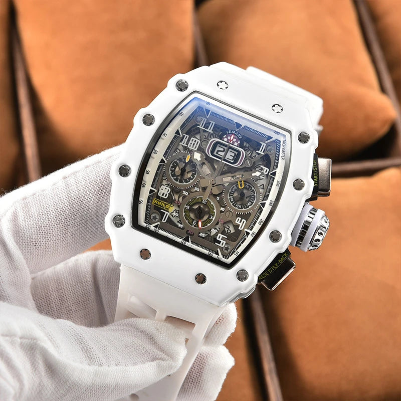 New Generation Sports Business Watch – Hollow Design, Mechanical Quartz, Small Three-Disc Display