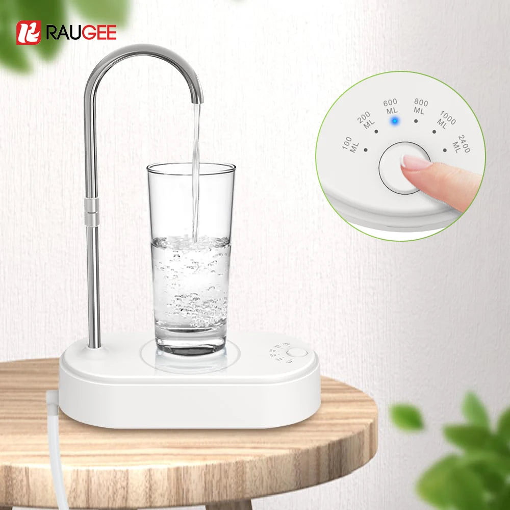 Electric Drinking Water Pump – Automatic Water Dispenser for Gallon Bottles, Portable USB Rechargeable