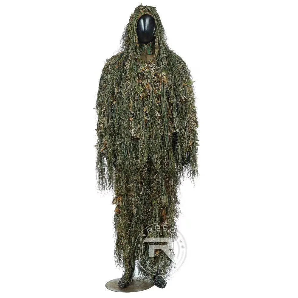 Geely 3D Bionic Leaf Camouflage Ghillie Suit – Perfect Woodland Camo for Hunting