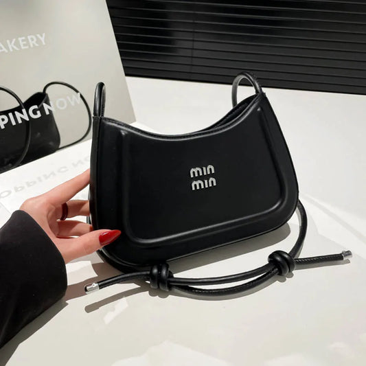 2025 Korean-Style Women's Crescent Bag – High-End Autumn Handbag, Multifunctional Crossbody & Shoulder Bag