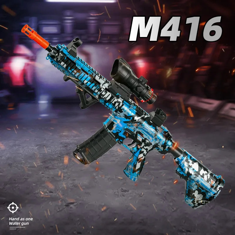 🔫 M416 Electric Gel Blaster Gun Toy
💦 Outdoor Shooting Game • Parent-Child Interaction • Summer Water Ball Fun