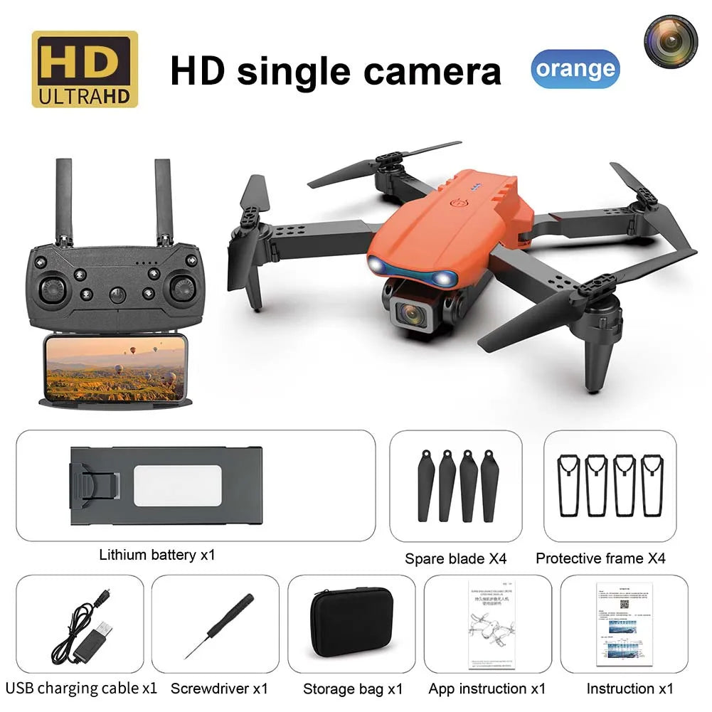 E99 K3 Pro Dual Camera Drone – Obstacle Avoidance RC Quadcopter with Remote Control