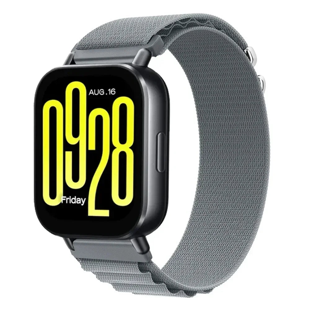22mm Sports Alpine Loop Strap for Redmi Watch 5 Lite/Active – Nylon Comfortable Replacement Band Bracelet