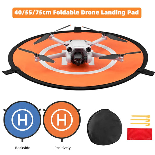 🛬 Foldable Drone Landing Pads (40/55/75CM)
Compatible with DJI Avata 2, Mini 3 Pro, Mavic 3 Pro, Mini 2, Air 3, and more