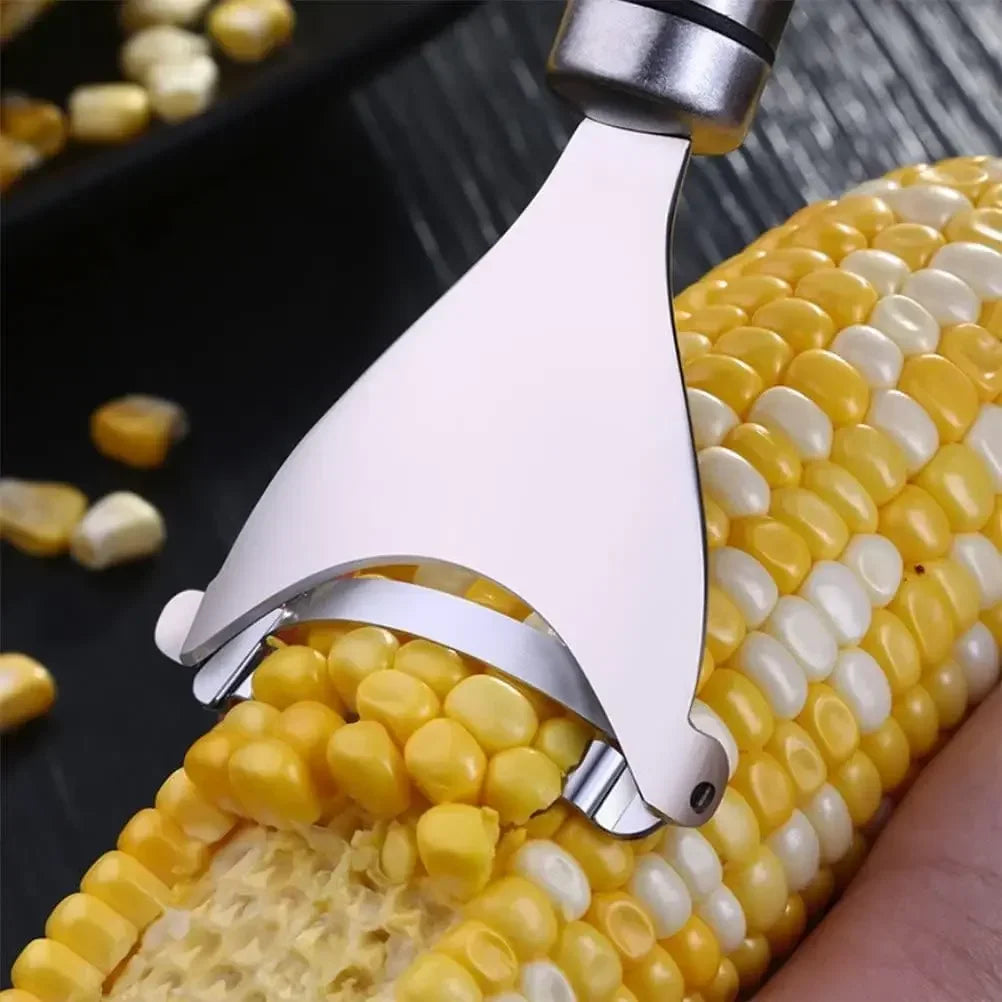 Stainless Steel Manual Corn Peeler: Household Kitchen Tool for Threshing, Shaving, and Stripping Corn Cob