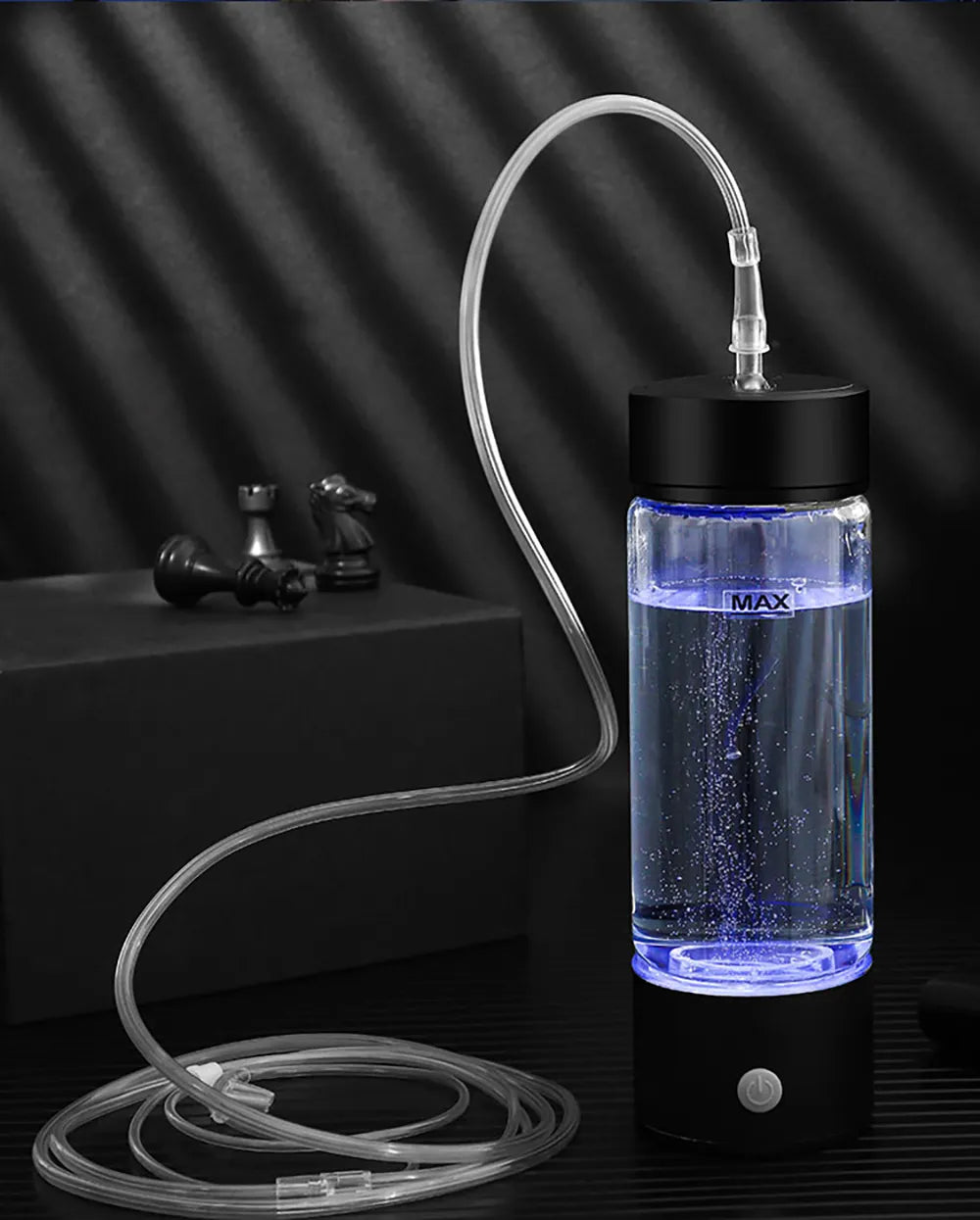 Portable Hydrogen-Rich Water Cup: Ionizer & Super Antioxidant Maker with Filter - 420ml