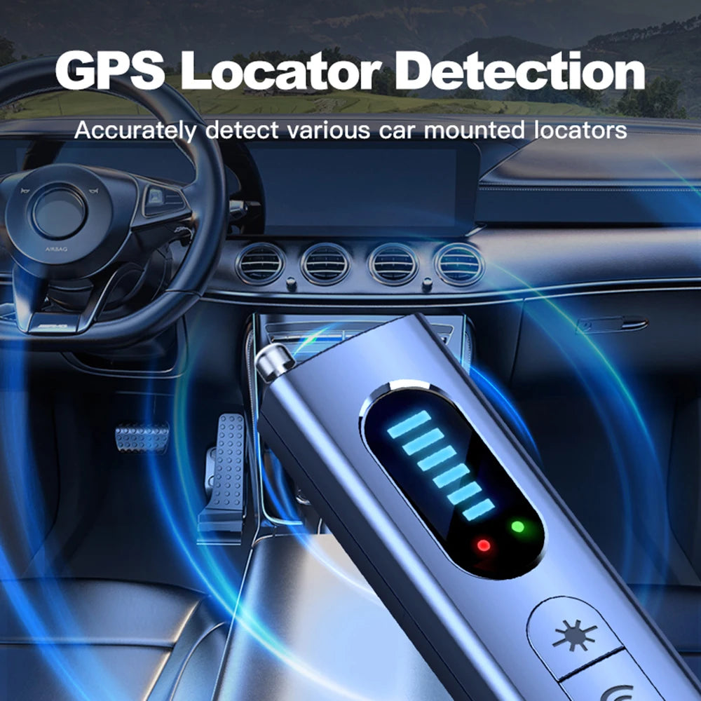 T15 1MHz-6.5GHz Wireless Camera Detector: GPS, WIFI, RF Signal Scanner & Lens Tracker – Ultimate Protection Device!