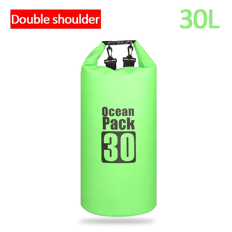 Waterproof Swimming Dry Bags: 500D Dry Sack Options in 2/5/10/15/20/30L for Boating, Fishing, Rafting