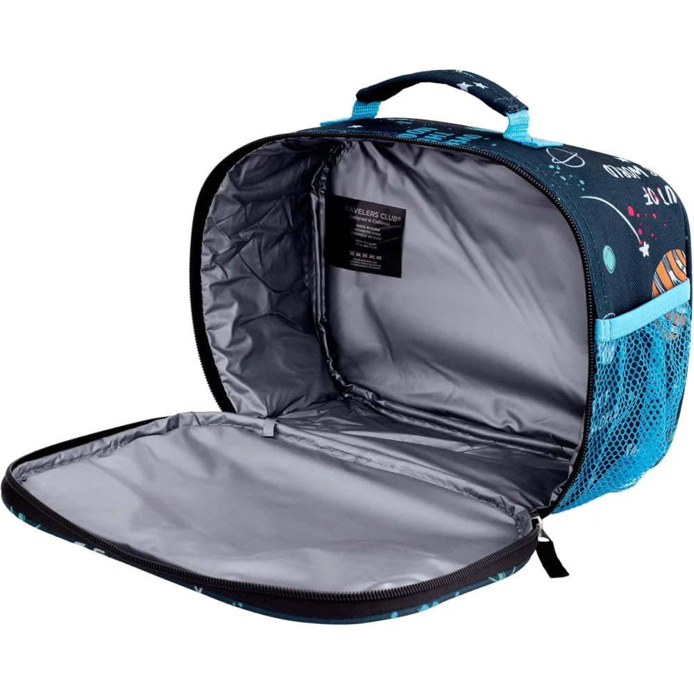 Club Kids 5-Piece Luggage Set – Space-Themed Travel Suitcases & Accessories for Children