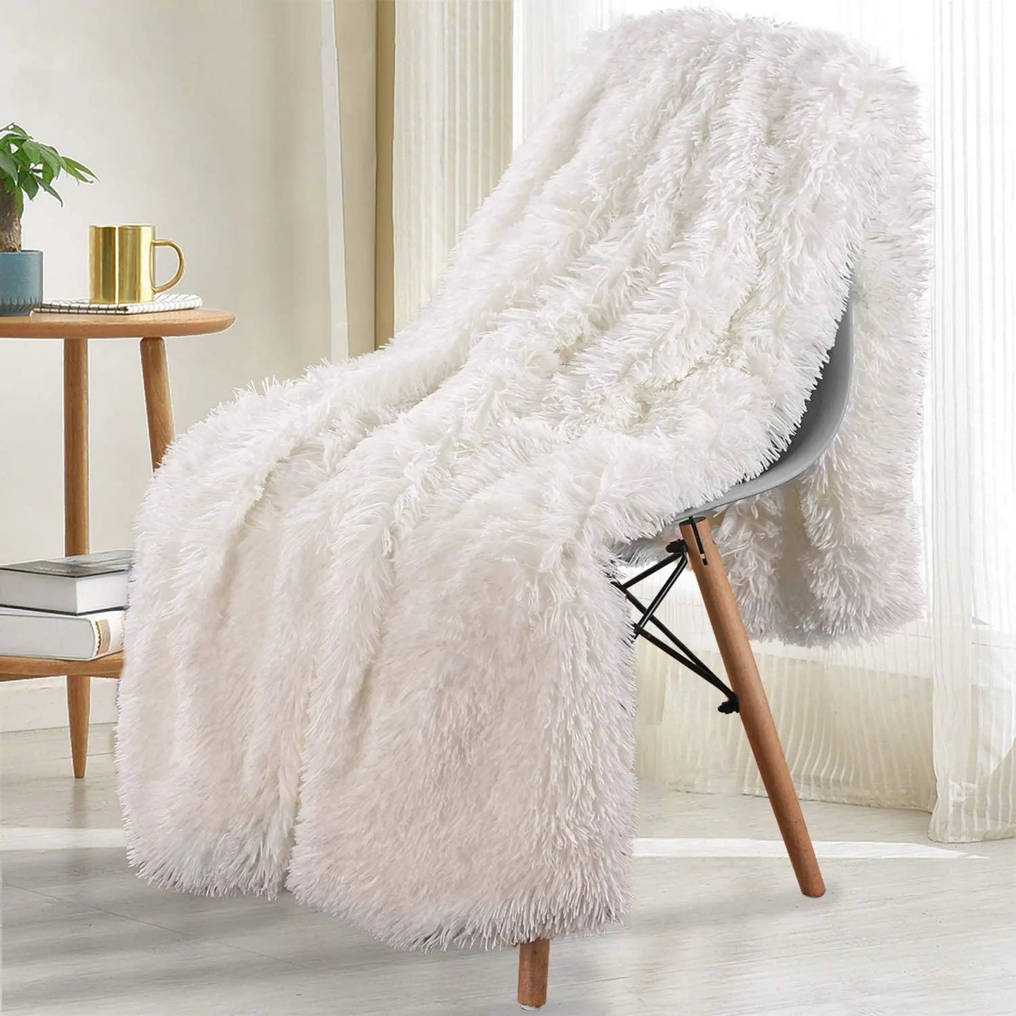 Double Layer Plush Winter Throw Blanket: Cozy Bedspread, Sofa Cover, and Chair Towel – Perfect for Home Comfort