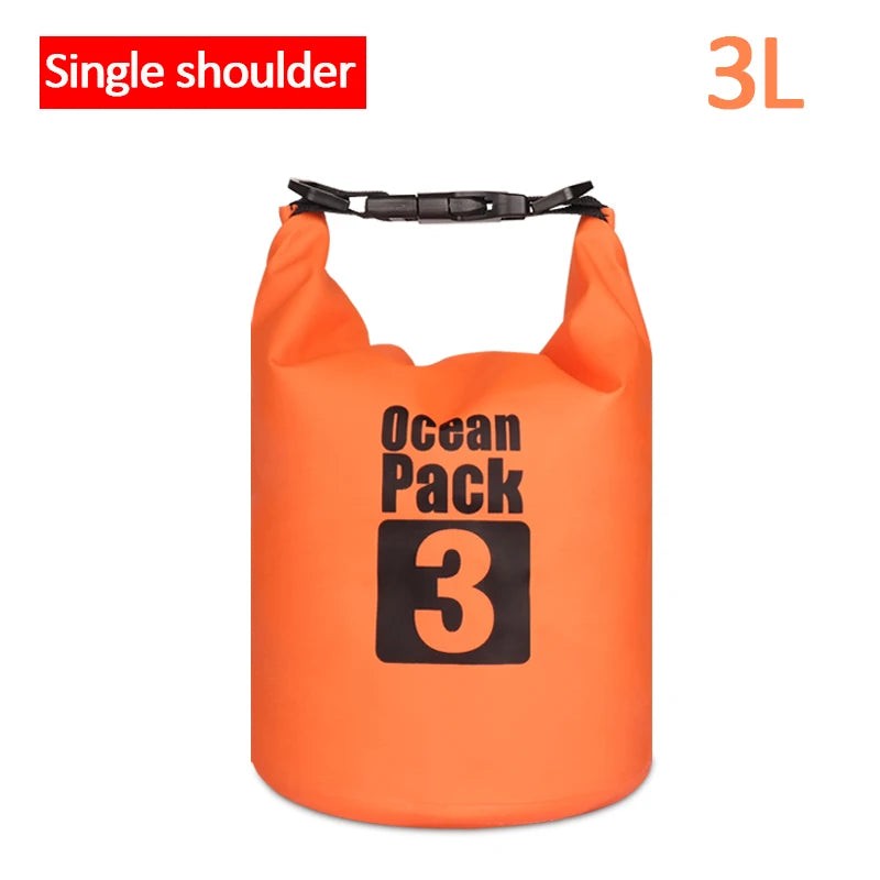 Waterproof Swimming Dry Bags: 500D Dry Sack Options in 2/5/10/15/20/30L for Boating, Fishing, Rafting