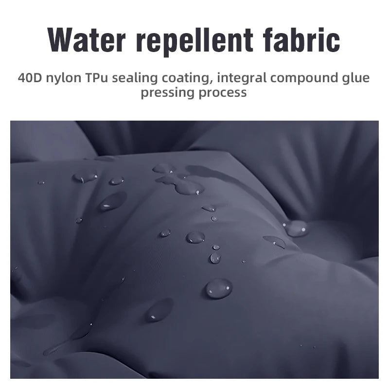 Sleep in Comfort: Extra-Wide Inflatable Camping Mat for Couples & Travelers