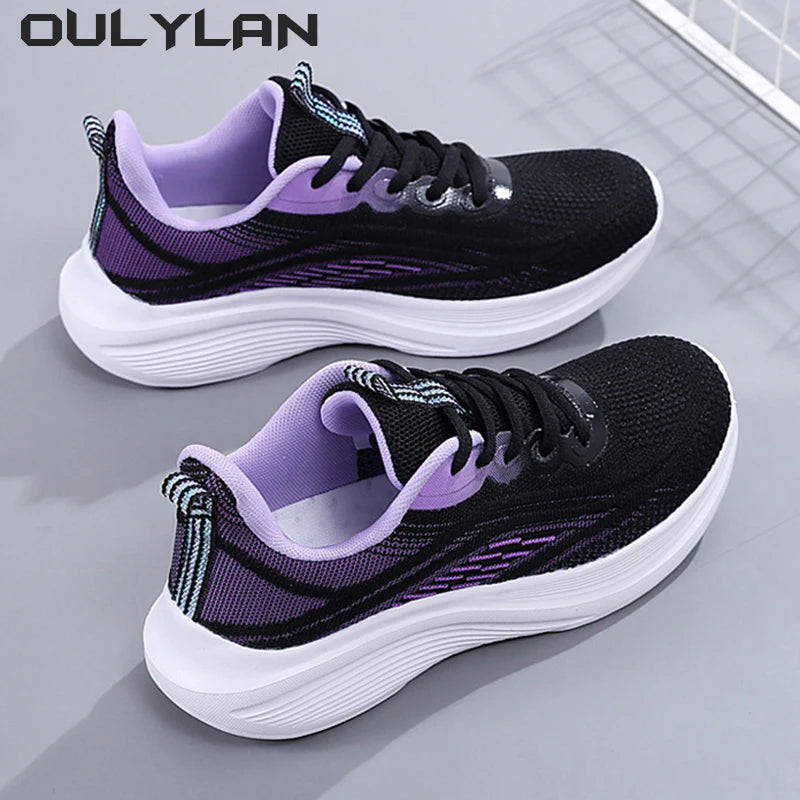 New Women's Breathable Outdoor Sports Sneakers – Fashionable, Lightweight Mesh Running Shoes for Casual Wear