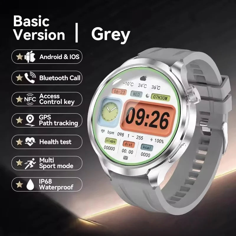 Stay Connected & Fit: Stunning AMOLED Smartwatch for Android & iOS
