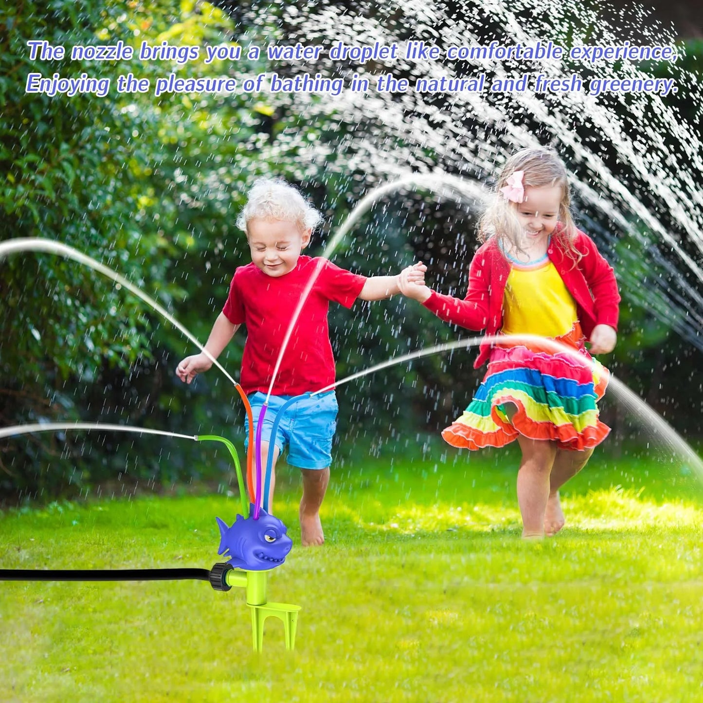 Hydrant Sprinkler Outdoor Water Spray Toy – Fun Cartoon Splash Sprinkler for Backyard, Garden, and Baby Bath, Perfect Summer Water Toy for Kids