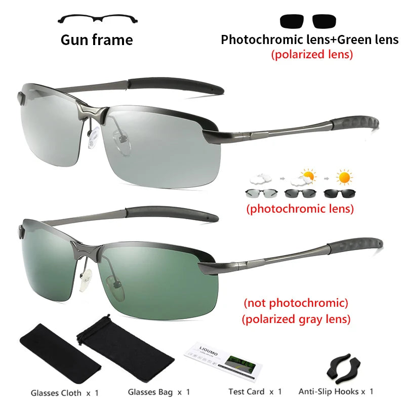 Photochromic Polarized Sunglasses - The Ultimate Anti-Glare Driving Glasses