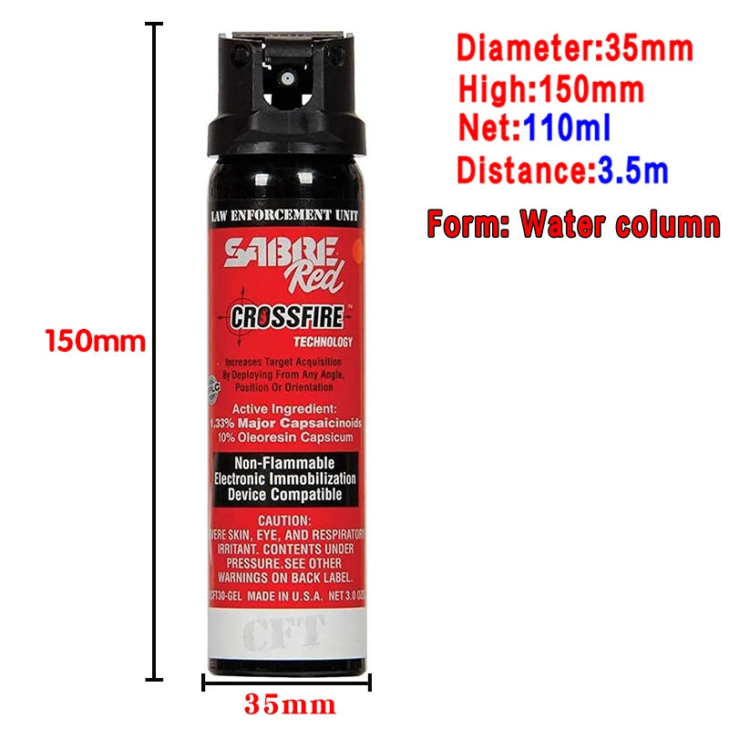 Pepper Spray Bottle with Plastic Case – Self-Defense Tool for Women, Car & Emergency Use