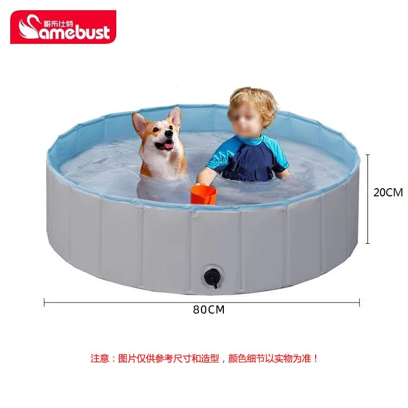 Pets & Children's Swimming Pool: Bobosha Family Pet Bathtub – Perfect for Dogs, Cats, and Small Fish!