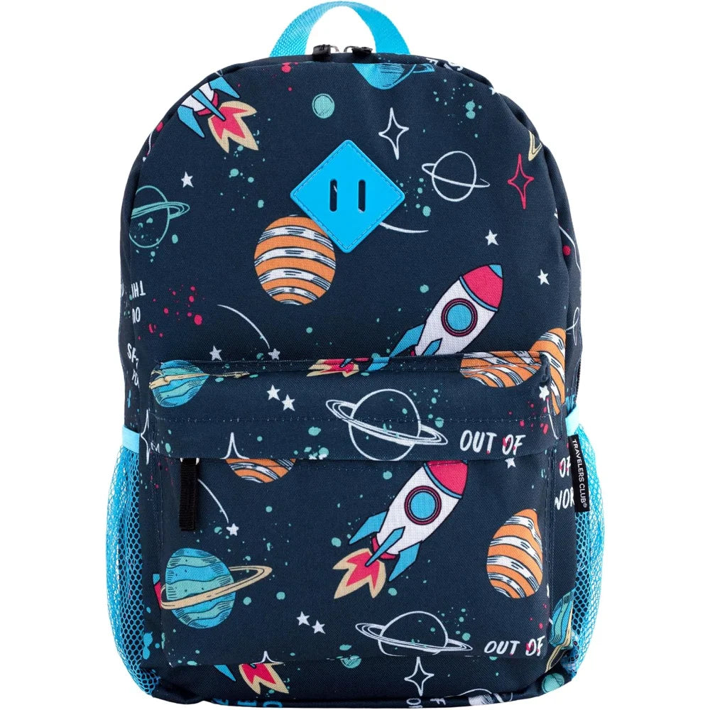 Club Kids 5-Piece Luggage Set – Space-Themed Travel Suitcases & Accessories for Children
