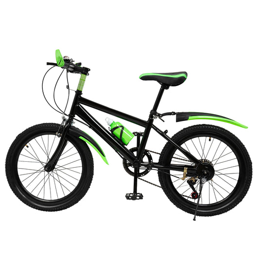 20-Inch 7-Speed Kids’ Mountain Bike – Adjustable Seat, Mudguards & Kettle Holder for Ages 8–13