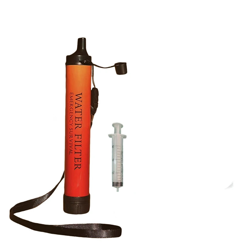 Outdoor Camping Water Purifier Filter – Emergency Survival Filtration System for Rivers, Lakes & Creeks