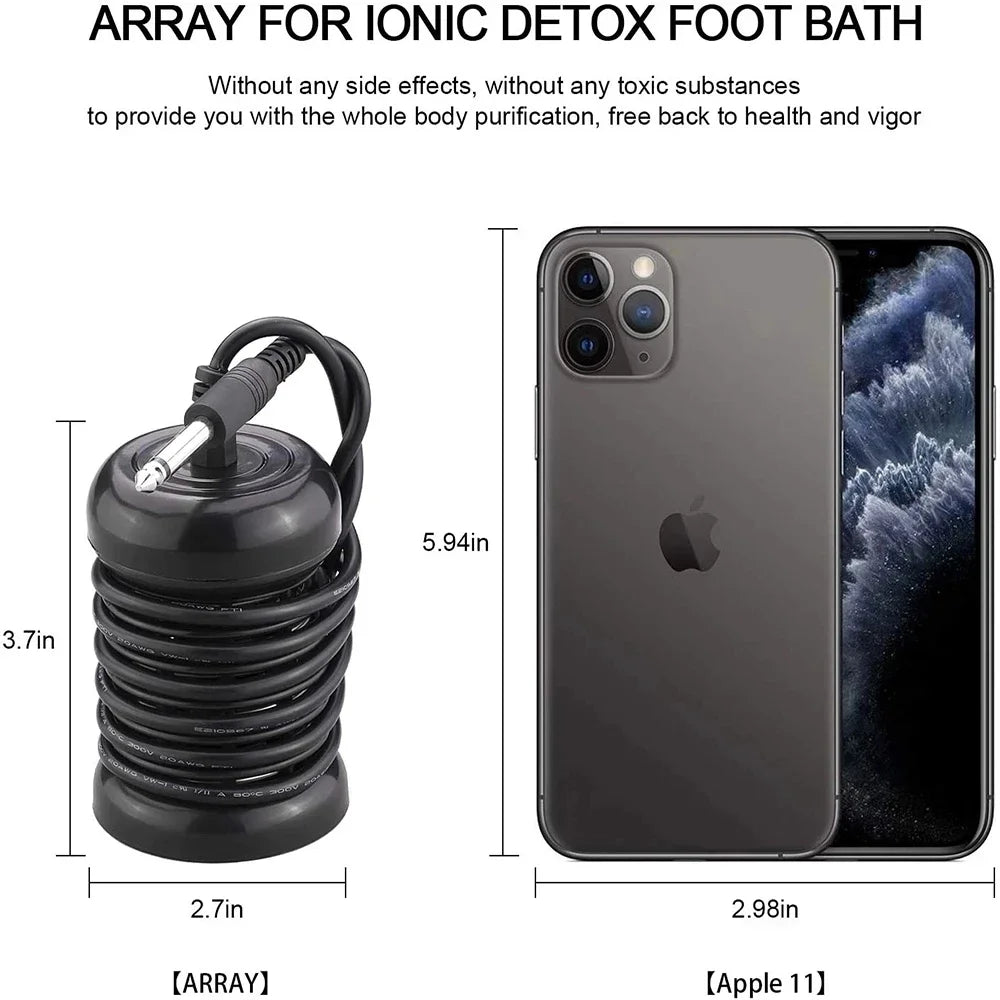 Ionic Detox Foot Spa Bath Machine – Relieves Fatigue, Promotes Circulation, and Boosts Vitality with Soothing Foot Massage