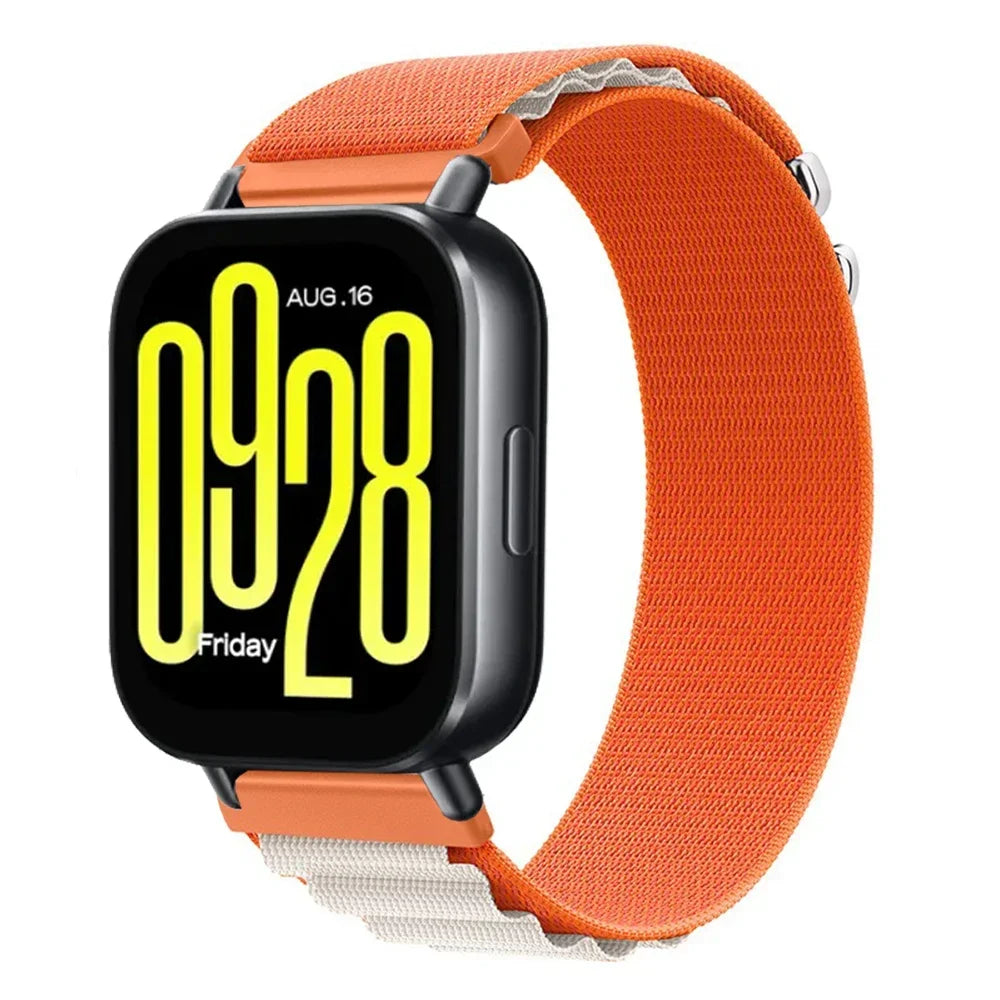 22mm Sports Alpine Loop Strap for Redmi Watch 5 Lite/Active – Nylon Comfortable Replacement Band Bracelet