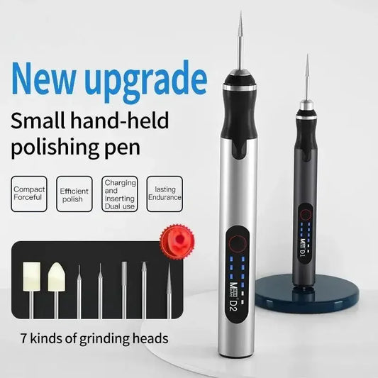 Adjustable Speed Engraving Pen for DIYers: Perfect for Jade Carving, Polishing, and Precision Work – Compact, Electric, and Easy to Use!