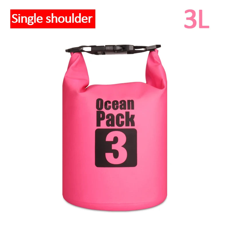 Waterproof Swimming Dry Bags: 500D Dry Sack Options in 2/5/10/15/20/30L for Boating, Fishing, Rafting