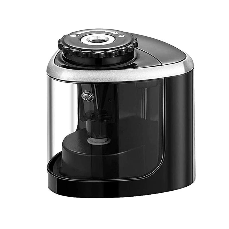 Tenwin Electric Auto Pencil Sharpener – Safe Helical Blade Sharpener for Kids, Students, Artists & Adults