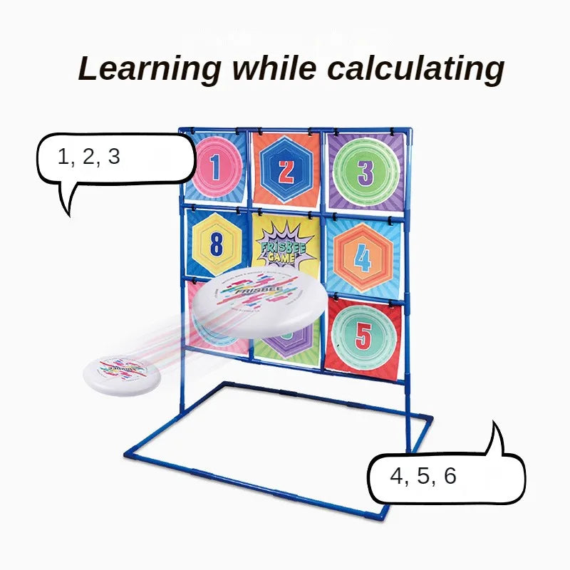 Children's Frisbee Throwing Game (8+) – Fun Indoor/Outdoor Toy for Parent-Child Interaction, Scoring, and Competitive Pairs Play, Ideal Gift!