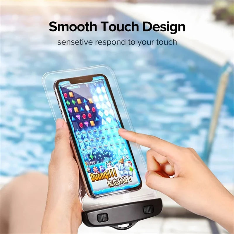 Floating Waterproof Phone Case – Airbag Swim Bag Cover for iPhone, Samsung, Xiaomi & More