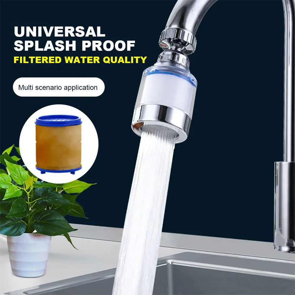 1-5Set Faucet Water Filter 360 Degree Rotating Splash Filters Remove Chlorine Heavy Metals Filtered Showers Head Bath Purifier ﻿
