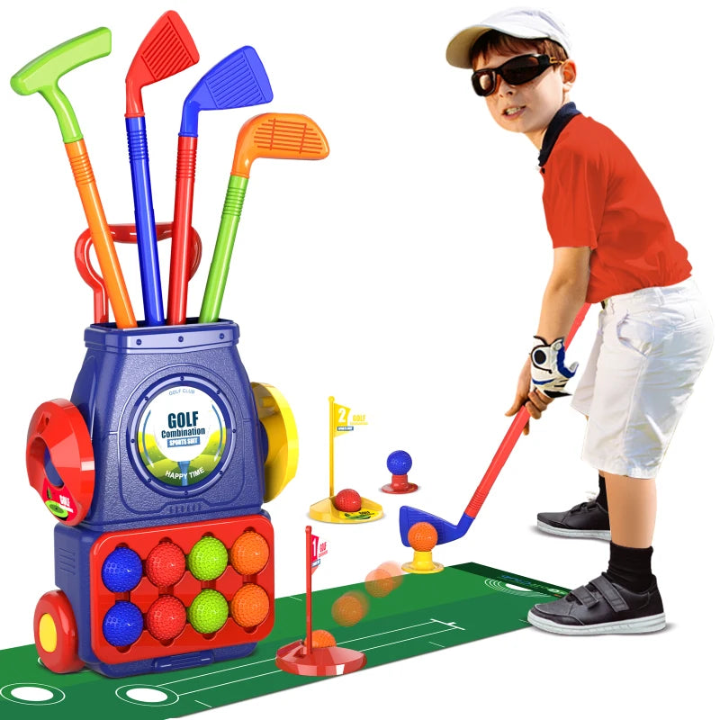 Kids Golf Club Set | Toddler Golf Ball Playset for Cognitive Development – Perfect Outdoor & Indoor Gift for Boys & Girls