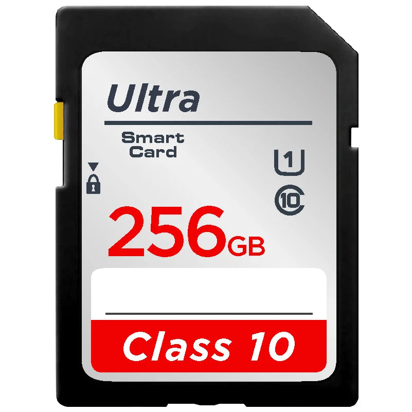 💾 High-Speed SD Memory Card – 16GB / 32GB / 64GB / 128GB / 256GB – V10 Rated for Cameras & Devices