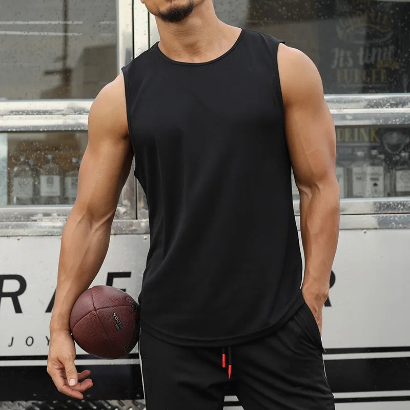 Men’s Gym Tank Top – Quick-Dry Sleeveless Training Shirt for Fitness, Running & Bodybuilding