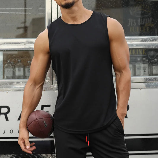 Men’s Gym Tank Top – Quick-Dry Sleeveless Training Shirt for Fitness, Running & Bodybuilding