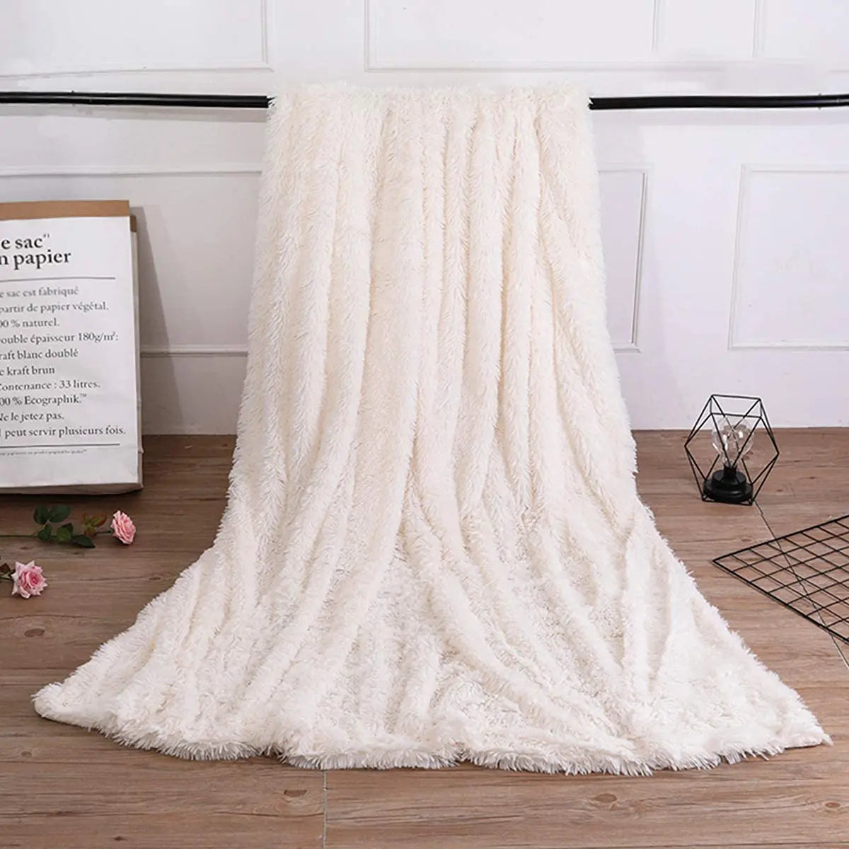 Double Layer Plush Winter Throw Blanket: Cozy Bedspread, Sofa Cover, and Chair Towel – Perfect for Home Comfort