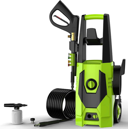 Electric Pressure Washer – 4800 PSI Max, 3.2 GPM Power Washer with 35FT Power Cord, 20FT Hose, and Built-in Soap Tank