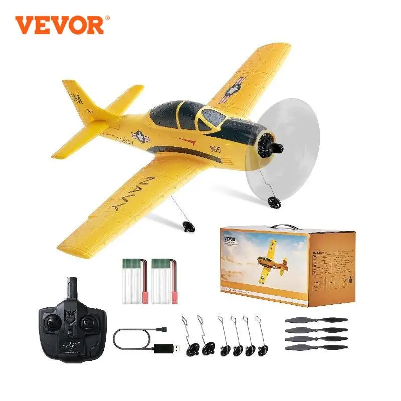 2.4G 4CH Remote Control Airplane – RC Glider with 6-Axis Gyro Stabilizer, Perfect for Kids and Beginners