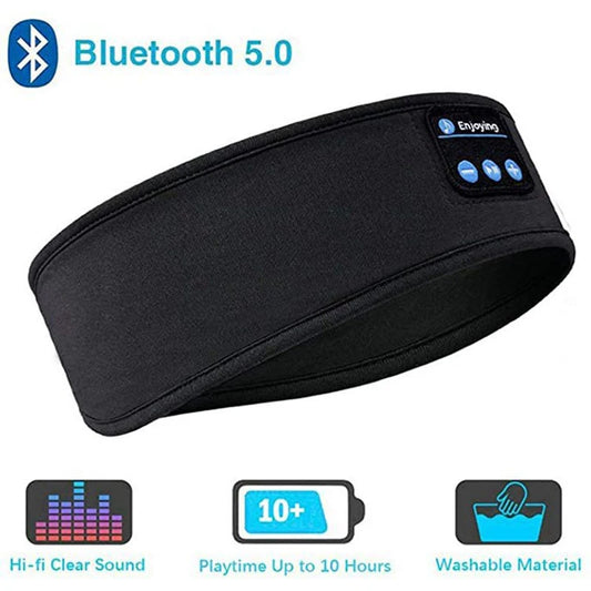 Wireless Music Headband with Built-In Bluetooth – Sleep, Sweat, or Meditate in Total Comfort