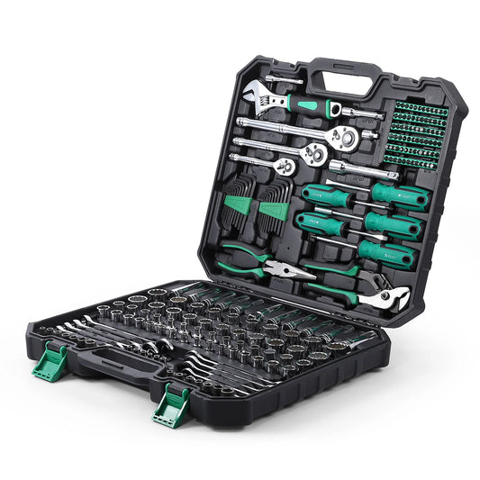 213 Tools, Endless Repairs — The Ultimate Mechanics Kit for Garage & Home!