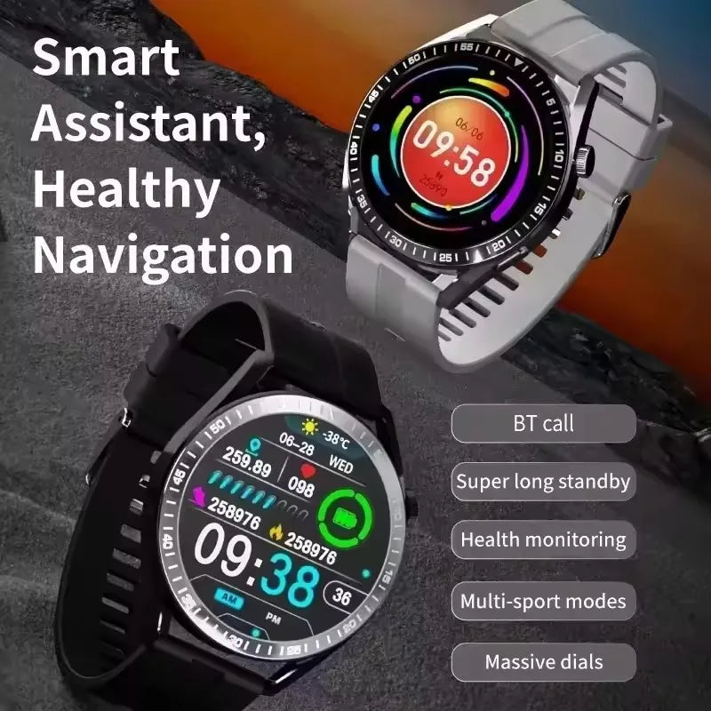 Stay Connected & Fit: Stunning AMOLED Smartwatch for Android & iOS