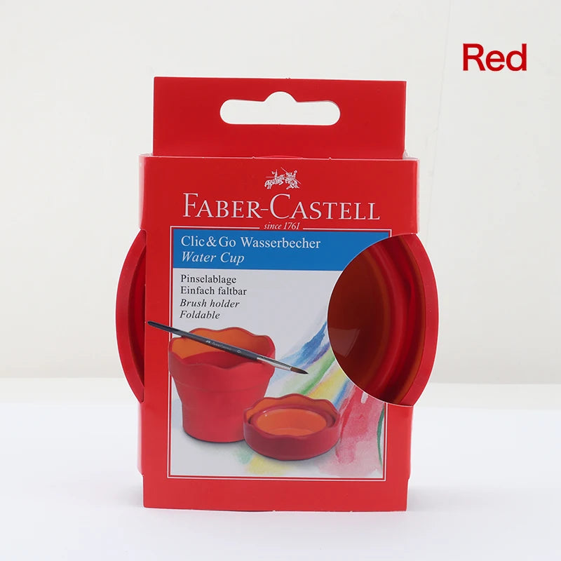 Portable Telescopic Watercolor Brush Washer – Foldable Art Bucket for Easy Cleaning