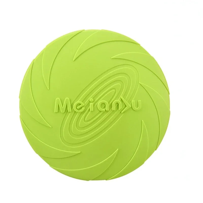 Fashion Dog Toy Flying Discs: 15/18/22cm Silicone Interactive Training Toys for Puppies and Pets