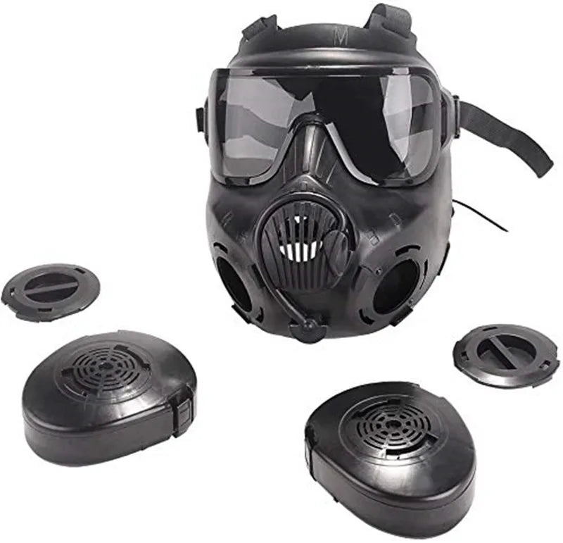 Full Face Tactical Respirator Mask for Airsoft, Shooting, Hunting, Riding, and Cosplay